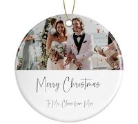 Rainsar Palle di Natale Personalizzate, Ornamenti Natalizi Personalizzati con Foto, Regalo di Natale con Foto, Decorative per L'Albero di Natale, Regalo per Famiglia, Amici - Ricordi del 2024!