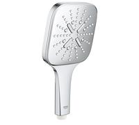 manopola doccia Grohe Rainshower 130 SmartActive Cube EcoJoy a 3 getti, finitura cromo - 26582000