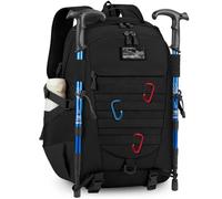 RAINSMORE Zaino Militare Trekking 40 Litri Grande Zaino di Assalto Uomo Donn All'aperto Pesca,Palestra,Campeggio,Montagna Nero