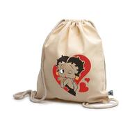rainUP Zaino Betty Cuore Cotone 100% Ecologico Commercio equo e solidale. Borsa Shopper in Tessuto Cotone Biologico. Borse in tessuto originali. Borse riutilizzabili Acquista cotone, beige