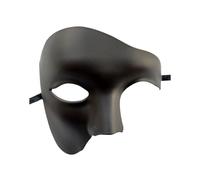 Rainway Maschera maschera, mezza facciale, maschera, maschera, maschera veneziana per uomo e donna, maschera semi-facciale, per adulti, per Halloween, carnevale, feste, cosplay, matrimonio, taglia