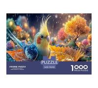 Rainy Bird Educational Game Challenge Puzzle da 1000 pezzi per adulti - Uccello dorato Foresta cosmica Decompressione Divertente Regalo per la casa 70x50cm/1000 pezzi