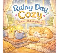 Rainy Day Cozy: Comfort Coloring Book: Fun & Easy Coloring Book for Kids with Cute Cozy Rainy Day Scenes, Big Simple Designs & Relaxing Activities