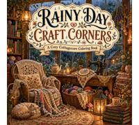Rainy Day Craft Corners: A Relaxing Coloring Journey Through Rainy Craft Rooms, Warm Blankets & Peaceful Cottage Interiors