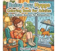 Rainy Day Hygge Coloring Book for Adults: Cozy Indoor Scenes for Relaxation, Comfort & Stress Relief