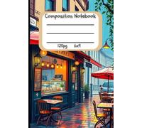 Rainy Lofi Nights Cafe: 120 Lined 6x9 Notebook for Study Notes, Relaxation & Journaling | Aesthetic Coffee Shop Design with Cozy Vibes, Chill Study Planner & Gift for Writers, Students & Coffee Lovers