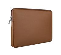 RAINYEAR 11-11,6 Pollici Custodia Protettiva per Laptop PC Computer Sleeve Impermeabile Caso Synthetic PU Morbide Leather Borsa, Compatibile con 11,6" MacBook Air Chromebook Tablet Notebook,Marrone