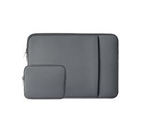 RAINYEAR 13 Pollici Manicotto del Computer Portatile Compatibile con 13 pollici MacBook Air/Pro M1 M2 M3 M4 A2337 A2338 A2681 A3113 A3240 Copertura Borsa con Accessori Pouch, Grigio