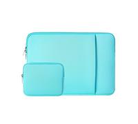 RAINYEAR 13 Pollici Manicotto del computer portatile per MacBook Air 13 pollici M4 M3 M2 M1 A3240 A3113 A2681 A2338 A2337, 13,3 e 14 MacBook Pro Caso con tasca frontale Accessori Pouch, Blu