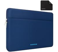 RAINYEAR 14 Pollice Cassa del manicotto del computer portatile per 14 Pollice Lenovo Thinkpad IdeaPad, MacBook Air 15.3 2025-2023 M4 M3 M2, 14 Pollice HP Dell Acer Chromebook, Mac Pro 15, Blu Navy