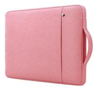 RAINYEAR 14 Pollici Custodia Protettiva per Laptop PC Computer Sleeve Impermeabile Caso Borsa con Tasca Frontale e Maniglia, Compatibile con 14" Chromebook Ultrabook Tablet Notebook,Rosa