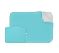 RAINYEAR 14 Pollici Manicotto del computer portatile compatibile con 15 Pollici Macbook Air M2 M3 M4, 14 Pollici Notebook Chromebook Fluffy fodera imbottita Caso(Blu,Versione Aggiornata)