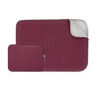 RAINYEAR 14 Pollici Manicotto del computer portatile compatibile con 15 Pollici Macbook Air M2 M3 M4, 14 Pollici Notebook Chromebook Fluffy fodera imbottita Caso(Rosso,Versione Aggiornata)