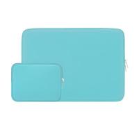 RAINYEAR 15,6 Pollici Custodia Protettiva per Laptop PC Computer Portatili Sleeve Caso Borsa da Trasporto con Piccola Borsa Aggiuntiva,Compatibile con 15,6" Chromebook Ultrabook Notebook,Blu