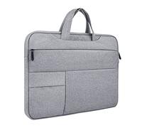 RAINYEAR 15,6 Pollici Custodia Protettiva per Laptop PC Computer Sleeve Impermeabile Caso Borsa con Multi Tasche e Cinghia della Maniglia Compatibile con 15,6" Computer Chromebook Notebook, Grigio