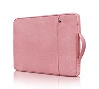 RAINYEAR 15,6 Pollici Custodia Protettiva per Laptop PC Computer Sleeve Impermeabile Caso Borsa con Tasca Frontale e Maniglia, Compatibile con 15,6" Chromebook Notebook,Rosa