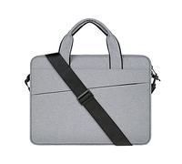 RAINYEAR 15,6 Pollici Laptop Borsa a Tracolla per PC Portatile 15,6" Notebook Chromebook, Custodia Protettiva Impermeabile Sleeve con Manici Cinturino, Grigio