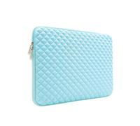 RAINYEAR 15 Inch Laptop Sleeve Diamond Foam Shock Resistant Padded Case Fluffy Lining Protective Cover Carrying Bag Compatible with 15.4'' M