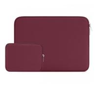 RAINYEAR 16 Pollici Manicotto del computer portatile con accessori del sacchetto compatibile con 16 Pollici MacBook M1 M2 M3 M4 M5 per A3428 A3429 A2141 A2485 A2780 A2991 A3403 A3186, Rosso
