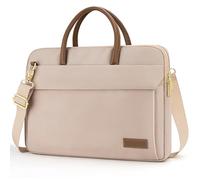 RAINYEAR Borsa per laptop da 15,6 pollici compatibile con Macbook Notebook Computer Chromebook da 15-16 pollici, borsa messenger in poliestere, valigetta con maniglia e tracolla, Khaki