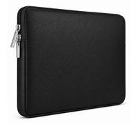 RAINYEAR Custodia morbida in pelle PU per laptop da 15 pollici, borsa protettiva per computer compatibile con MacBook Pro da 15,4 pollici, Surface 3/4 da 15 pollici e il nuovo XPS 15 Touch, Nero