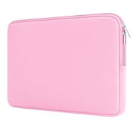 RAINYEAR Custodia per laptop compatibile con notebook Chromebook da 13,3 pollici e MacBook Pro/Max da 14 pollici M5 M4 M3 M2 M1; custodia protettiva con rivestimento morbido e cerniera, Rosa