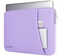 RAINYEAR Custodia per laptop da 13,3-14 pollici per notebook, Chromebook e Ultrabook, compatibile con MacBook Air da 15 pollici (modelli M5, M4, M3, M2, A3448, A3241, A3114, A2941), Viola