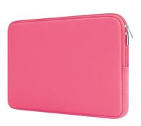 RAINYEAR Custodia per laptop per MacBook Air 13 pollici M5 M4 M3 M2 M1 A3449 A3240 A3113 A2681 A2338 A2337) e custodia protettiva da trasporto per MacBook Pro da 13,3 e 14 pollici,Rosa Brillante