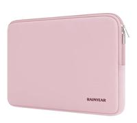 RAINYEAR Custodia per laptop per MacBook Air 13 pollici M5 M4 M3 M2 M1 A3449 A3240 A3113 A2681 A2338 A2337, MacBook Neo A3404, MacBook Pro da 13,3 pollici A1989 A2159 A2251 A2289, Rosa chiaro