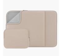 RAINYEAR Custodia per laptop per MacBook Air da 13 pollici M5 M4 M3 M2 M1 e custodia imbottita per MacBook Pro da 13,3 e 14 pollici con tasca frontale e tasca porta accessori, Kaki