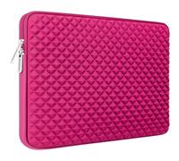 RAINYEAR Custodia per laptop per MacBook Air da 15 pollici (M2 M3 M4 M5), MacBook Pro da 15,4 pollici (A1707 1990), il nuovo XPS 15 Touch e Surface 3/4; custodia protettiva da 15 pollici,Rosa Scuro