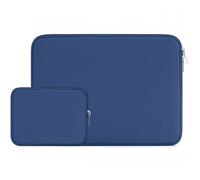 RAINYEAR Manicotto del computer portatile per MacBook Air 13 pollici M5 M4 M3 M2 M1 A3449 A3240 A3113 A2681 A2338 A2337, 13,3 e 14 Pollici Macbook Pro Custodia Accessori Borsa, Blu Navy