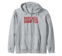Raise Hell Dump Tea Party Divertente 4 luglio Felpa con Cappuccio