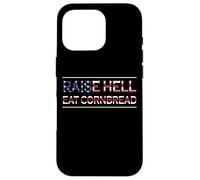 Raise Hell Eat Cornbread Redneck Southern July 4 Country Custodia per iPhone 16 Pro