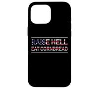 Raise Hell Eat Cornbread Redneck Southern July 4 Country Custodia per iPhone 16 Pro Max