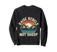 Raise Rebels Not Sheep Motivazione indipendente |-- Felpa