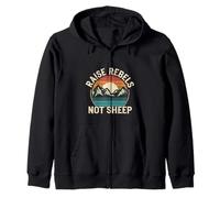 Raise Rebels Not Sheep Motivazione indipendente |-- Felpa con Cappuccio