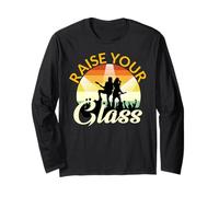 Raise Your Glass Concerto Rosa Maglia a Manica