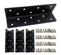 Raised Bed Corner Brackets - 4PCS 90° Metal Connector Set, 160x41mm Heavy Duty Planter Box Corner Brackets with Screws for Garden Raised Beds Fence Vegetable Planter Outdoor Indoor Backyard Use
