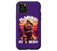 Raised by a Hero Military Father and Daughter Military Kids Custodia per iPhone 11 Pro