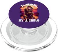 Raised by a Hero Military Father and Daughter Military Kids PopSockets PopGrip per MagSafe