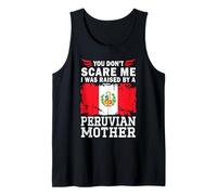 Raised by a Peruvian Mother Mother's Day Peru Flag Canotta