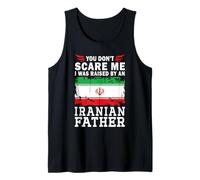 Raised by an Iranian Father Father's Day Iran Flag Canotta