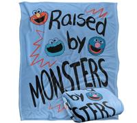 Raised By Monsters Coperta super morbida al tatto setoso - 152 x 127 cm