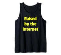 Raised by The Internet Funny Gen Z Tees Mugs And Decor Canotta