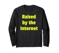 Raised by The Internet Funny Gen Z Tees Mugs And Decor Maglia a Manica