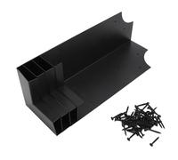 Raised Garden Bed Corner Brackets 12 Inch | Carbon Steel Protective Coated Connectors | for Vegetable/Flower/Planter Box | 4PCS with 64 Screws Included