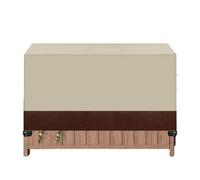 Raised Garden Bed Cover - Waterproof Outdoor Protector for Planter Box | Heavy-Duty Material with Adjustable Drawstring, Weatherproof Shield for Vegetables Fruits Flowers, 120x60x90cm Black Rice Color