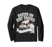 Raised On Dirt Tracks Corsa su Pista sterrata Maglia a Manica