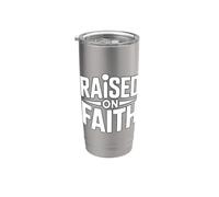 Raised On Faith Bicchiere termico in acciaio inox doppia parete